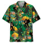 Camping Bigfoot Hawaiian Shirt For Resort Trips, Coastal Parties, And Warm Weather Style