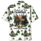 Camping Bigfoot Husband And Wife Hawaiian Shirt For Vacation Cruise And Everyday Comfort