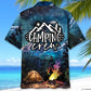 Camping Crew Hawaiian Shirt For Vacation Cruise And Casual Outdoor Style