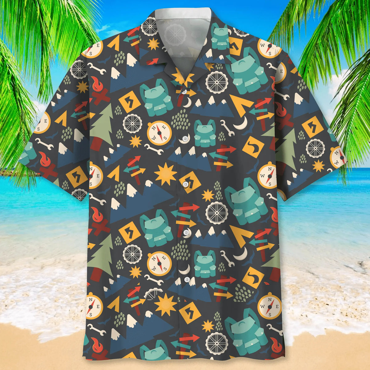 Camping Discover Hawaiian Shirt For Tropical Holidays, Outdoor Gatherings, And Everyday Comfort