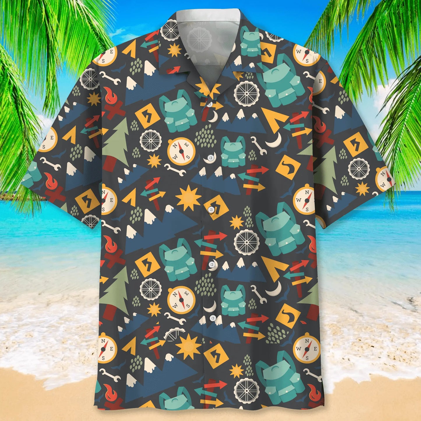 Camping Discover Hawaiian Shirt For Tropical Holidays, Outdoor Gatherings, And Everyday Comfort