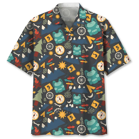 Camping Discover Hawaiian Shirt For Tropical Holidays, Outdoor Gatherings, And Everyday Comfort