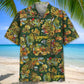 Camping Gear Hawaiian Shirt For Island Vacations, Resort Wear, And Relaxed Seasonal Style