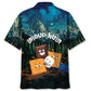 Camping Group Hug Hawaiian Shirt For Island Vacations, Resort Wear, And Relaxed Seasonal Style