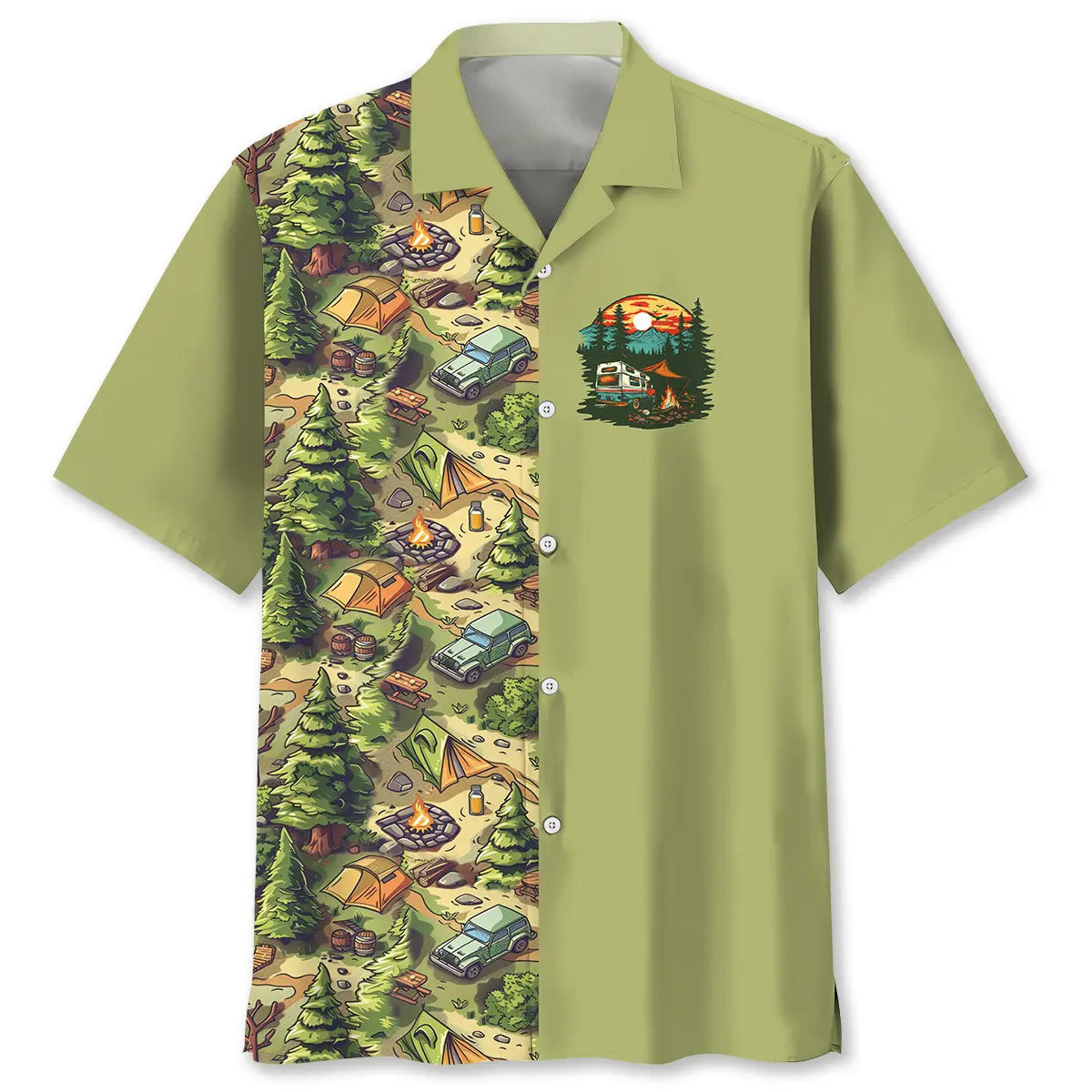 Camping Life Is Better Hawaiian Shirt For Casual Weekend, Seasonal Celebration, And Vacation Style