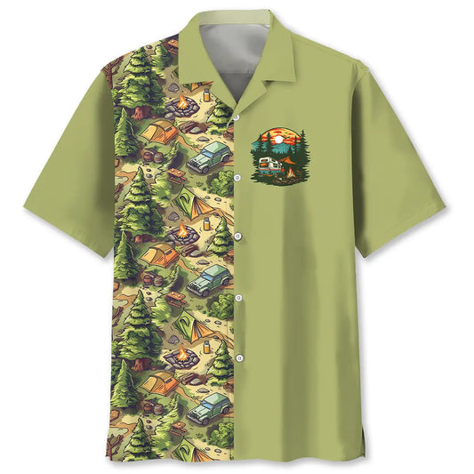 Camping Life Is Better Hawaiian Shirt For Casual Weekend, Seasonal Celebration, And Vacation Style