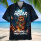 Camping Relax Hawaiian Shirt For Outdoor Relaxation, Island Trips, And Warm Weather Activities