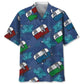 Tropical Camping Hawaiian Shirt For Outdoor Relaxation, Island Trips, And Warm Weather Activities