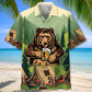 Vintage Camping Bear Hawaiian Shirt For Coastal Travel, Casual Events, And Comfortable Summer Wear