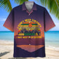 Vintage Camping Hawaiian Shirt For Coastal Travel, Casual Events, And Comfortable Summer Wear
