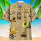 Vintage Camping Hawaiian Shirt For Coastal Travel, Casual Events, And Comfortable Summer Wear