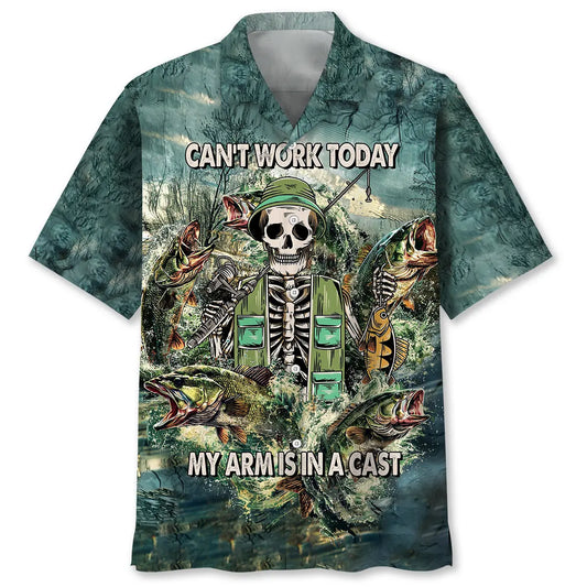 Can't Work Today My Arm Is In A Cast Hawaiian Shirt For Tropical Holiday And Everyday Comfort