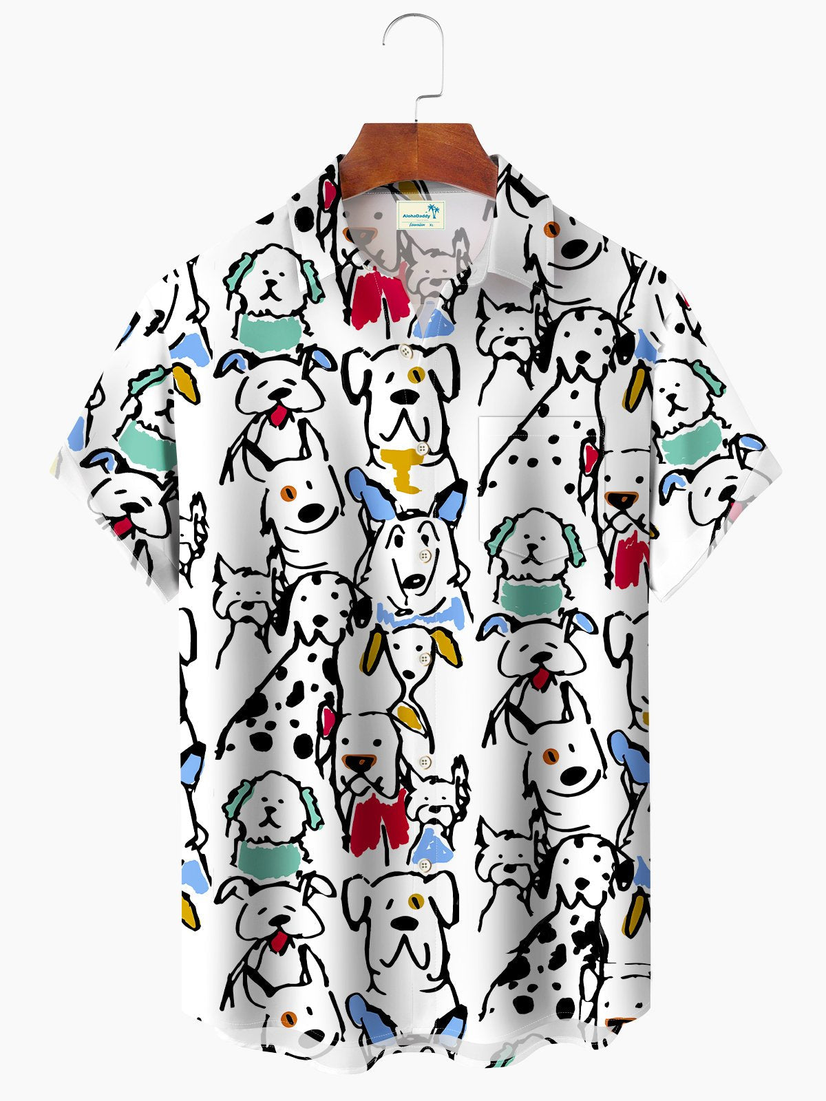Summer Cartoon Animal Puppy Beach Hawaiian Shirt For Beach Days, Summer Outings, And Thoughtful Gift Giving