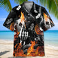 Gothic Dark Casino Devil Hawaiian Shirt For Coastal Travel, Casual Events, And Comfortable Summer Wear