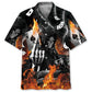 Gothic Dark Casino Devil Hawaiian Shirt For Coastal Travel, Casual Events, And Comfortable Summer Wear