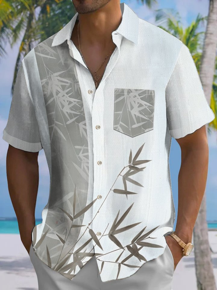 Creative Bamboo Hawaiian Shirt For Beach Days, Summer Outings, And Thoughtful Gift Giving