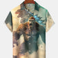 Creative Giant Gorilla Reptile Monster Hawaiian Shirt For Tropical Holidays, Outdoor Gatherings, And Everyday Comfort
