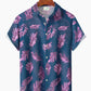 Tropical Vegetation Resort Hawaiian Shirt For Island Vacations, Resort Wear, And Relaxed Seasonal Style