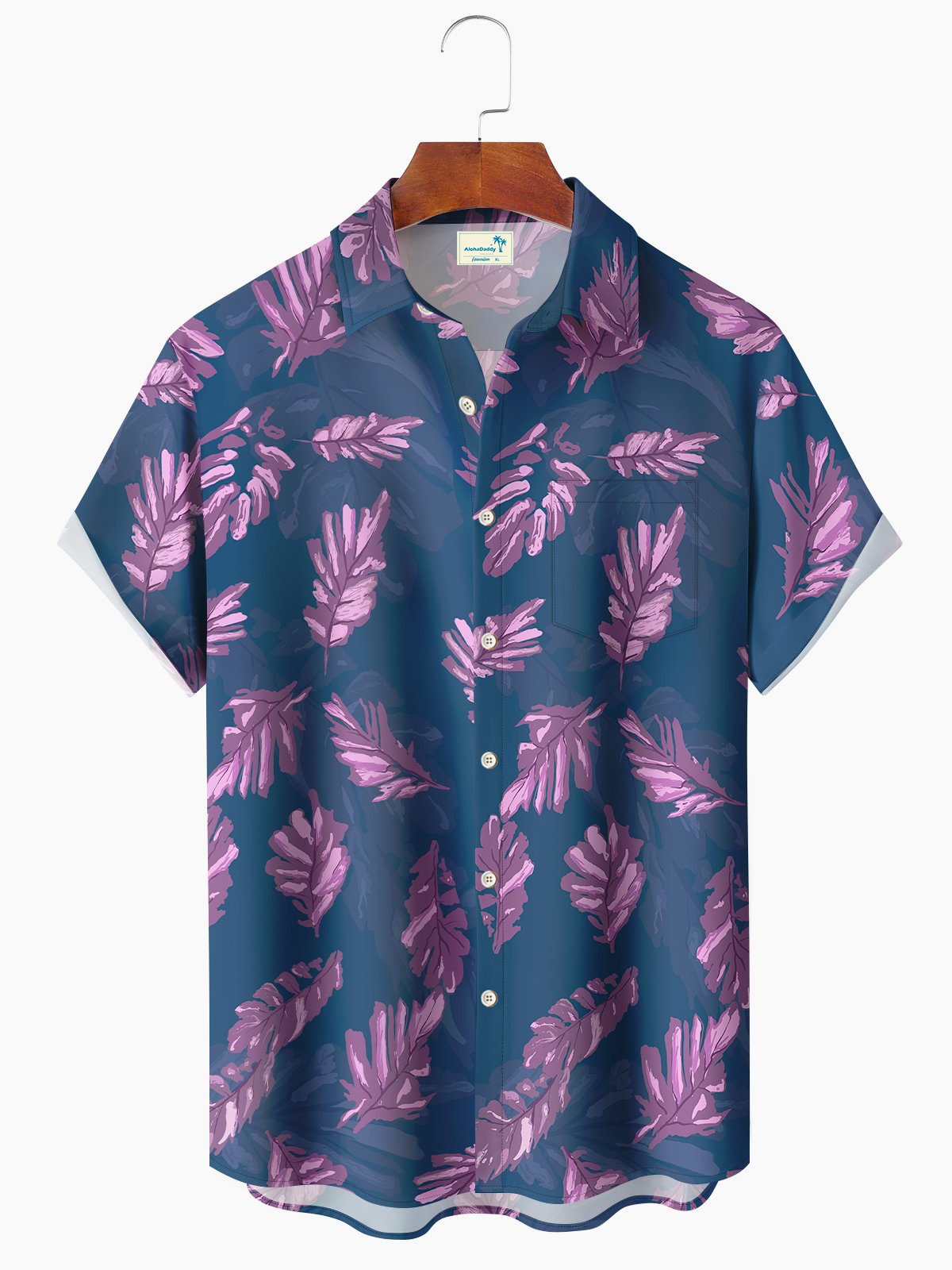 Tropical Vegetation Resort Hawaiian Shirt For Island Vacations, Resort Wear, And Relaxed Seasonal Style