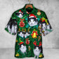 Cute Cat Christmas Hawaiian Shirt For Beach Parties And Weekend Getaways