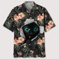 Tropical Cats Hawaiian Shirt For Animal Lovers, Beach Travel, And Casual Summer Style