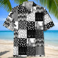 Chess Caro Hawaiian Shirt For Summer Vacation, Beach Travel, And Casual Wear