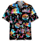 Colorful Chess Hawaiian Shirt For Island Vacations, Resort Wear, And Relaxed Seasonal Style