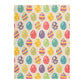 Colorful Easter Egg Pattern Flannel Blanket For Cozy Bedroom Sofa Decor