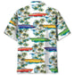 Colorful Power Boat Racing Hawaiian Shirt For Tropical Retreat And Vacation Style