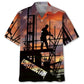 Construction Worker Of July Proud Hawaiian Shirt For Family Vacation And Daily Summer Wear