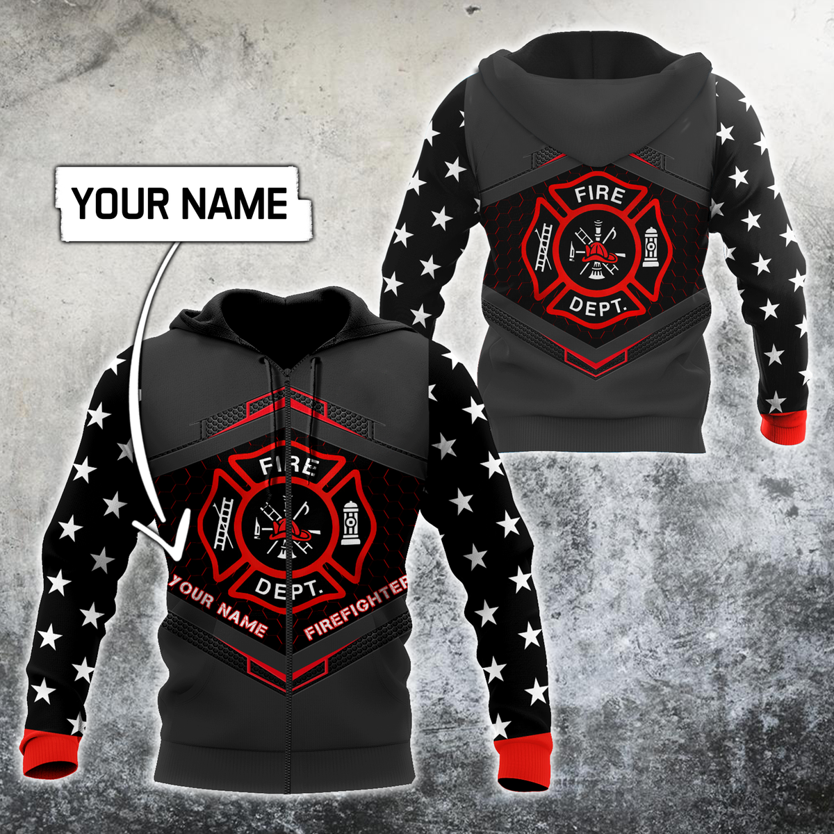 Firefighter Hoodie For Community Events Weekend Trips And Comfortable Layering