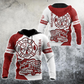 Red White Firefighter Personalized Hoodie For Service Appreciation Travel Days And Relaxed Style