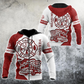 Red White Firefighter Personalized Hoodie For Service Appreciation Travel Days And Relaxed Style