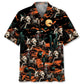 Halloween Cowboy Desert Hawaiian Shirt For Tropical Holidays, Outdoor Gatherings, And Everyday Comfort