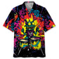 Hawaiian Shirt / Adults / S Crazy Drum Monster Hawaiian Shirt