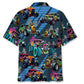 Crazy Hot Rod Drag Racing Hawaiian Shirt