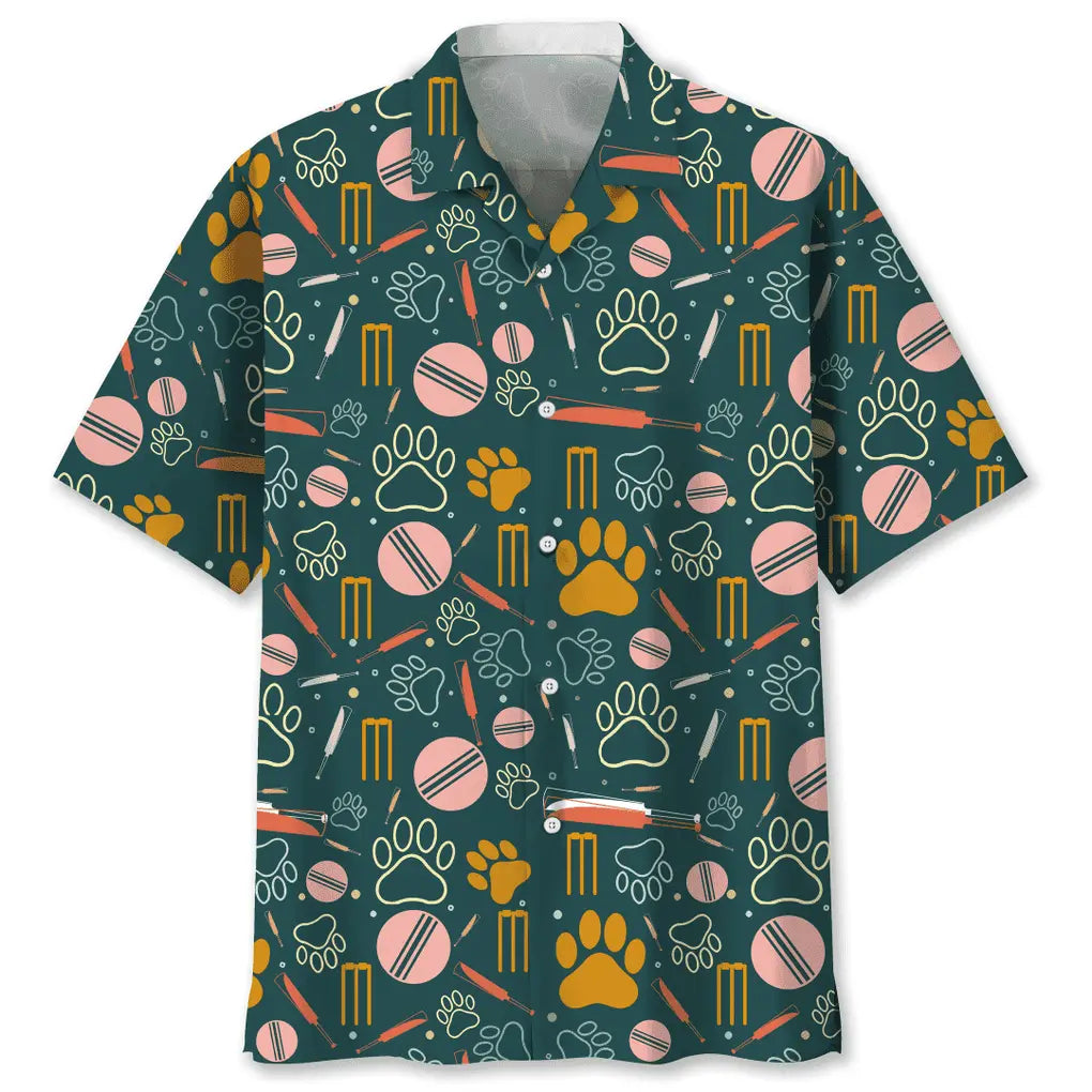 Cricket Dog Hawaiian Shirt For Coastal Travel, Casual Events, And Comfortable Summer Wear