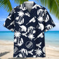 Cricket Black White Hawaiian Shirt For Tropical Holidays, Outdoor Gatherings, And Everyday Comfort