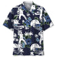 Cricket Blue Nature Hawaiian Shirt For Sports Fans, Summer Outings, And Relaxed Vacation Wear