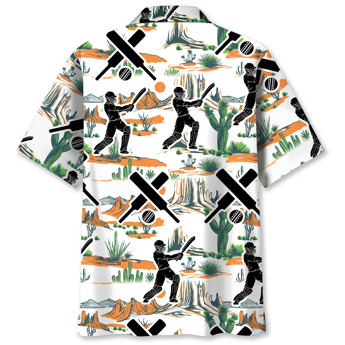 Cricket Desert Hawaiian Shirt For Outdoor Adventures, Coastal Travel, And Comfortable Casual Style