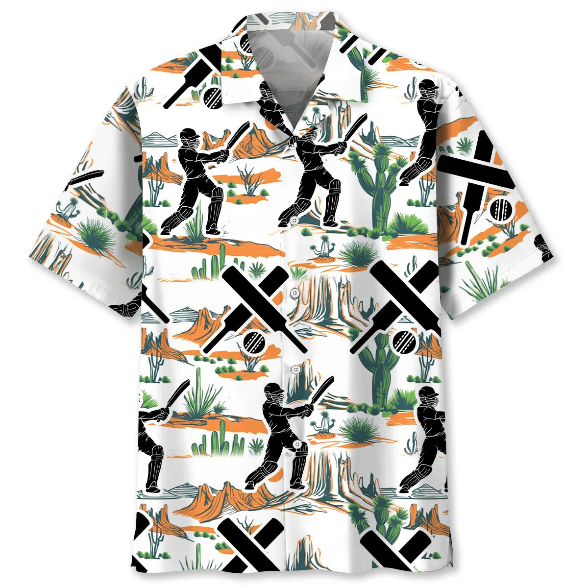 Cricket Desert Hawaiian Shirt For Outdoor Adventures, Coastal Travel, And Comfortable Casual Style