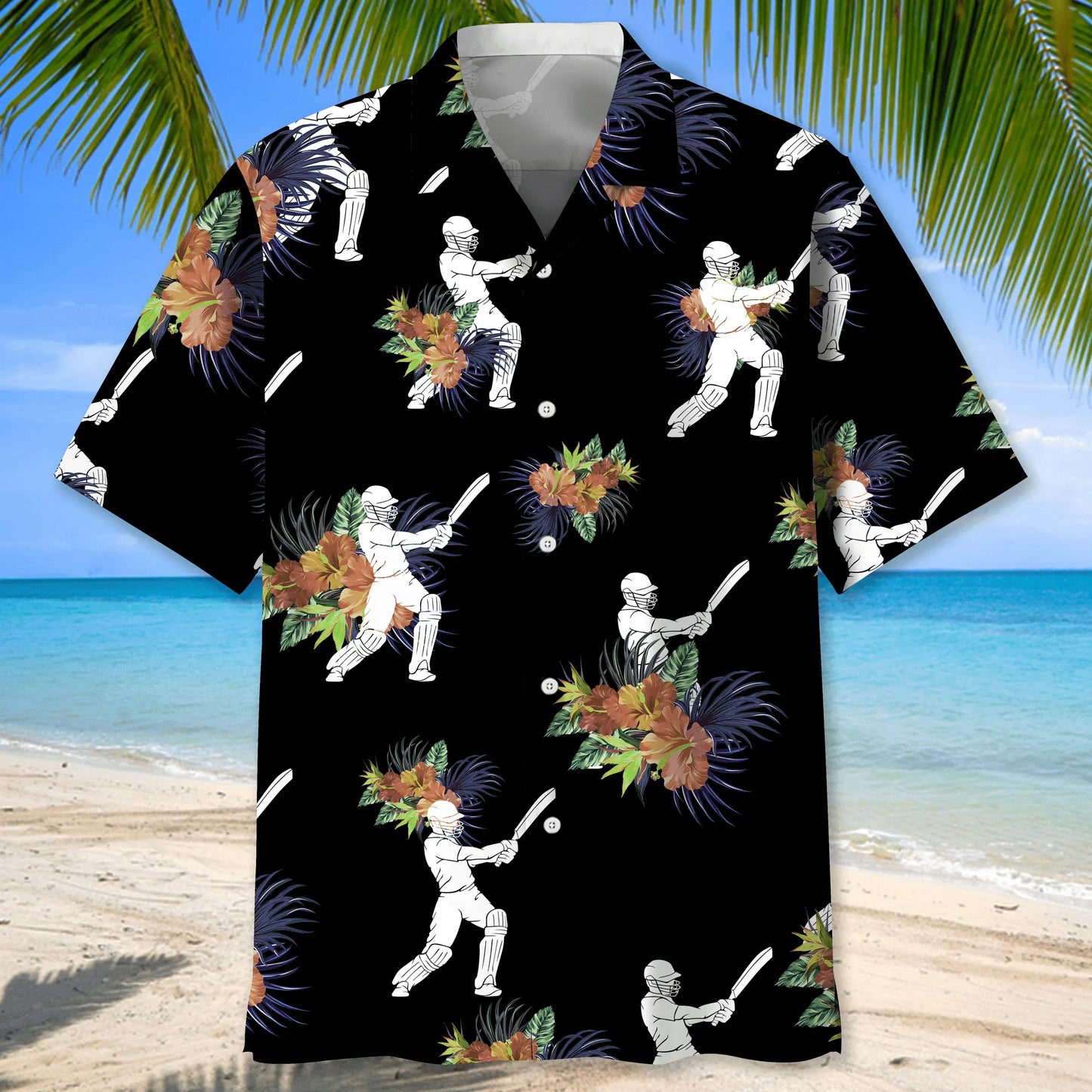 Cricket Nature Hawaiian Shirt For Active Holidays, Resort Trips, And Warm Weather Gatherings