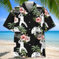 Floral Cricket Nature Hawaiian Shirt For Island Vacations, Resort Wear, And Relaxed Seasonal Style