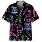 Neon Cricket Hawaiian Shirt For Active Holidays, Resort Trips, And Warm Weather Gatherings