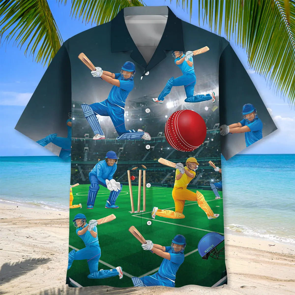 Cricket Players Hawaiian Shirt For Beach Days, Summer Outings, And Thoughtful Gift Giving