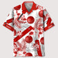 Cricket Red Hawaiian Shirt For Beach Days, Weekend Events, And Thoughtful Gift Giving