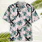 Tropical Cricket Pink Hawaiian Shirt For Sports Fans, Summer Outings, And Relaxed Vacation Wear