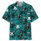 Vintage Cricket Hawaiian Shirt For Island Vacations, Resort Wear, And Relaxed Seasonal Style