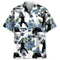 Cricket White Nature Hawaiian Shirt For Tropical Holidays, Outdoor Gatherings, And Everyday Comfort