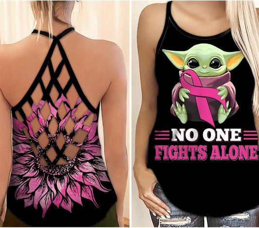 Breast Cancer Awareness Community Support Hollow Tank Top For Community Events And Positive Support